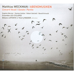 Matthias Weckman Abendmusiken Concerti Vocal CD