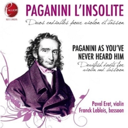 Pavel Eret; Franck Leblois Paganini Devilish Duets For V CD