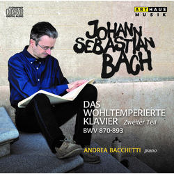 Andrea Bacchetti Bach The Well-Tempered Clavier 2 CD