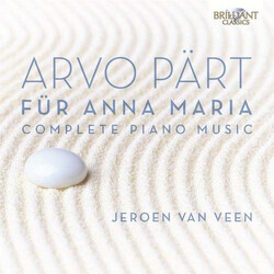 Jeroen Van Veen Arvo Part Complete Piano Musi 2 CD