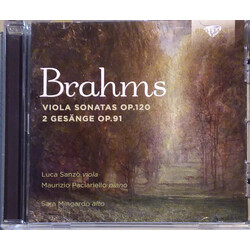 Sara Mingardo / Luca Sanzo / M Brahms Viola Sonatas Op.120 CD