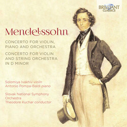 Solomiya Ivakhiv Antonio Pomp Mendelssohn Violin Concerto & CD