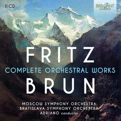 Moscow Symphony Orchestra / B Fritz Brun Complete Orchestra 11 CD