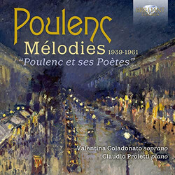 Valentina Coladonato Poulenc Melodies CD