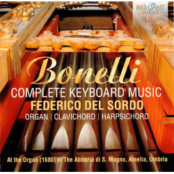 Federico Del Sordo Bonelli Complete Keyboard Mus CD