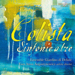 Ensemble Giardino Di Delizie Colista Sinfonie A Tre CD