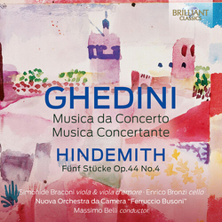 Nuova Orchestra Da Camera Fer Ghedini Musica Da Concerto M CD