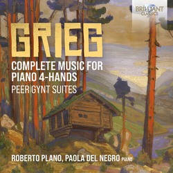 Roberto Planopaola Del Negro Grieg Complete Music For Pian CD