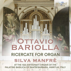 Silva Manfre Bariolla Ricercate For Organ CD