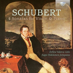 Zefira Valova Aapo Hakkinen Schubert 4 Sonatas For Violin CD