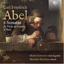 Marco Casonato/Massimo Marches Abel 6 Sonatas For Viola Da G CD