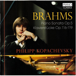 Philipp Kopachevsky Brahms Piano Sonata No.3 Op. 2 CD