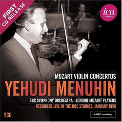 Bbc Symphony Orchestra; Yehudi Mozart Violin Concertos (Live 2 CD