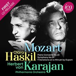 Clara Haskil; Philharmonia Orc Mozart Piano Concert CD