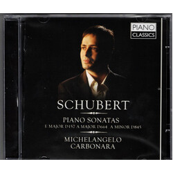 Michaelangelo Carbonara Schubert Piano Sonatas Vol. I CD