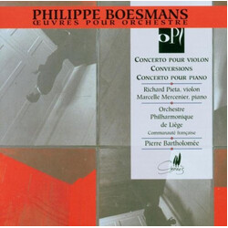 Richard Pieta / Marcelle Merc Philippe Boesmans Violin Conc CD