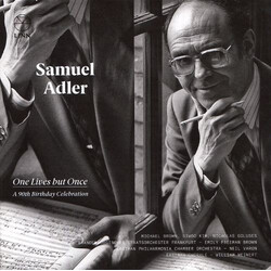 Eastman School Of Music / Bra Samuel Adler One Lives But On 3 CD