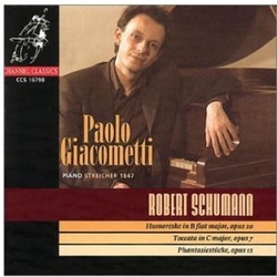 Paolo Giacometti Schumann - Piano Music CD