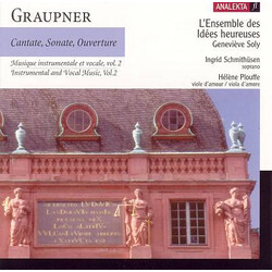 Les Idees Heureuses / Genevie Graupner Cantate Sonate Ouv CD