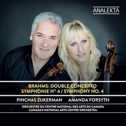 Pinchas Zukerman / Amanda For Brahms Double Concerto; Symph CD