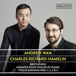 Charles Richard-Hamelin; Andre Beethoven Violin Sonatas Nos. CD
