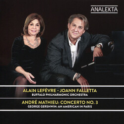 Alain Lefevre / Buffalo Po / J Mathieu Concerto No. 3; Gersh CD