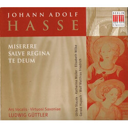 Thomas Zehetmair / Camerata B Hasse Choral Works CD