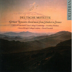 The Choirs Of Gonville & Cai Deutsche Motette German Roman CD