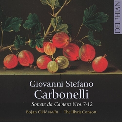 Bojan Cici?/Ilyria Consort Carbonelli Sonate Da Camera N CD