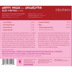 Alex Paxton Happy Music For Orchestra CD