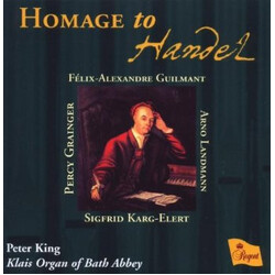 Peter King Homage To Handel CD