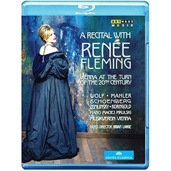 Richard Strauss / Gustav Mahl A Recital With Renee Fleming BLURAY