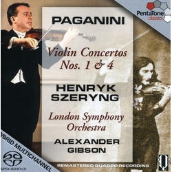Gibsona. / Szeryng / Lso Paganini Violin Concerto 1 & SACD