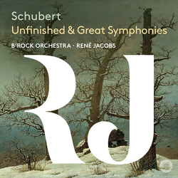 Brock Orchestra Rene Jacobs Schubert Unfinished And Great CD