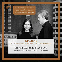 Silver-Garburg Piano Duo; Wien Brahms Piano Concerto After O CD