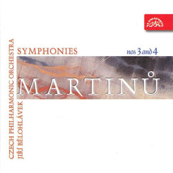 Czech.Phil.Orch/Belohlavek Martinu - Syms.3 & 4 CD