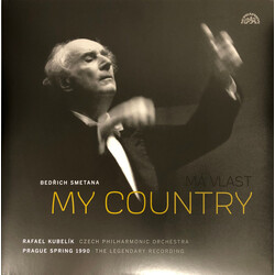 Czech Philharmonic Orchestra Smetana My Country / Ma Vlast VINYL 2 LP