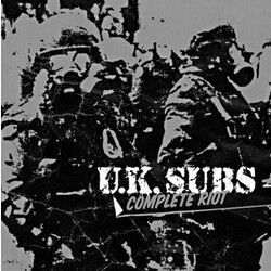 U.K. Subs Complete Riot ltd CLEAR vinyl 2 LP