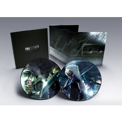 Final Fantasy VII Remake and Final Fantasy VII Japanese vinyl 2 LP picture disc