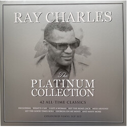 Ray Charles The Platinum Collection WHITE vinyl 3 LP