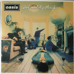 Oasis Definitely Maybe 25th anny limited SILVER vinyl 2 LP g/f sleeve