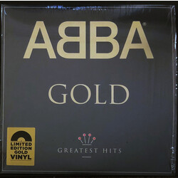 ABBA Gold limited GOLD coloured vinyl 2 LP