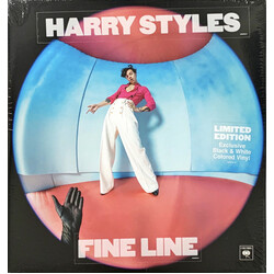 Harry Styles Fine Line LIMITED BLACK / WHITE SPLATTER vinyl 2 LP gatefold