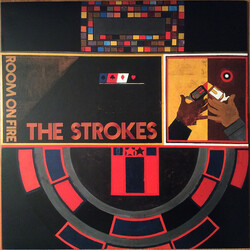 The Strokes Room On Fire TRANSCLUCENT RED/YELLOW FLAME vinyl LP