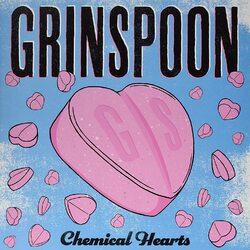 Grinspoon Chemical Hearts limited Pink, Blue & Black vinyl LP g/f sleeve