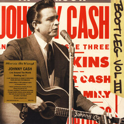 Johnny Cash Bootleg Vol III: Live Around The World #d CLEAR vinyl 3 LP