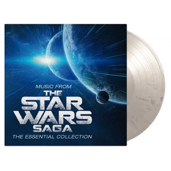 Robert Ziegler ‎Music From Star Wars Saga Essential Collection MOV #d WHITE/BLACK vinyl 2 LP