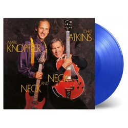 Chet Atkins Mark Knopfler Neck And Neck MOV ltd# BLUE vinyl LP