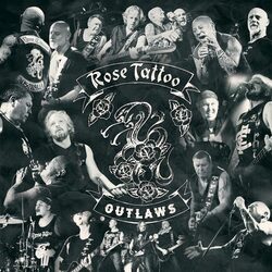 Rose Tattoo Outlaws ltd ed SILVER vinyl LP gatefold