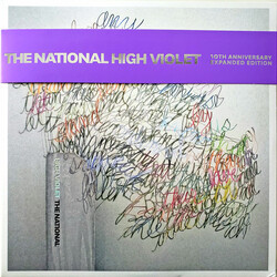 National High Violet expanded WHITE VIOLET MARBLE vinyl 3 LP tri-gatefold
